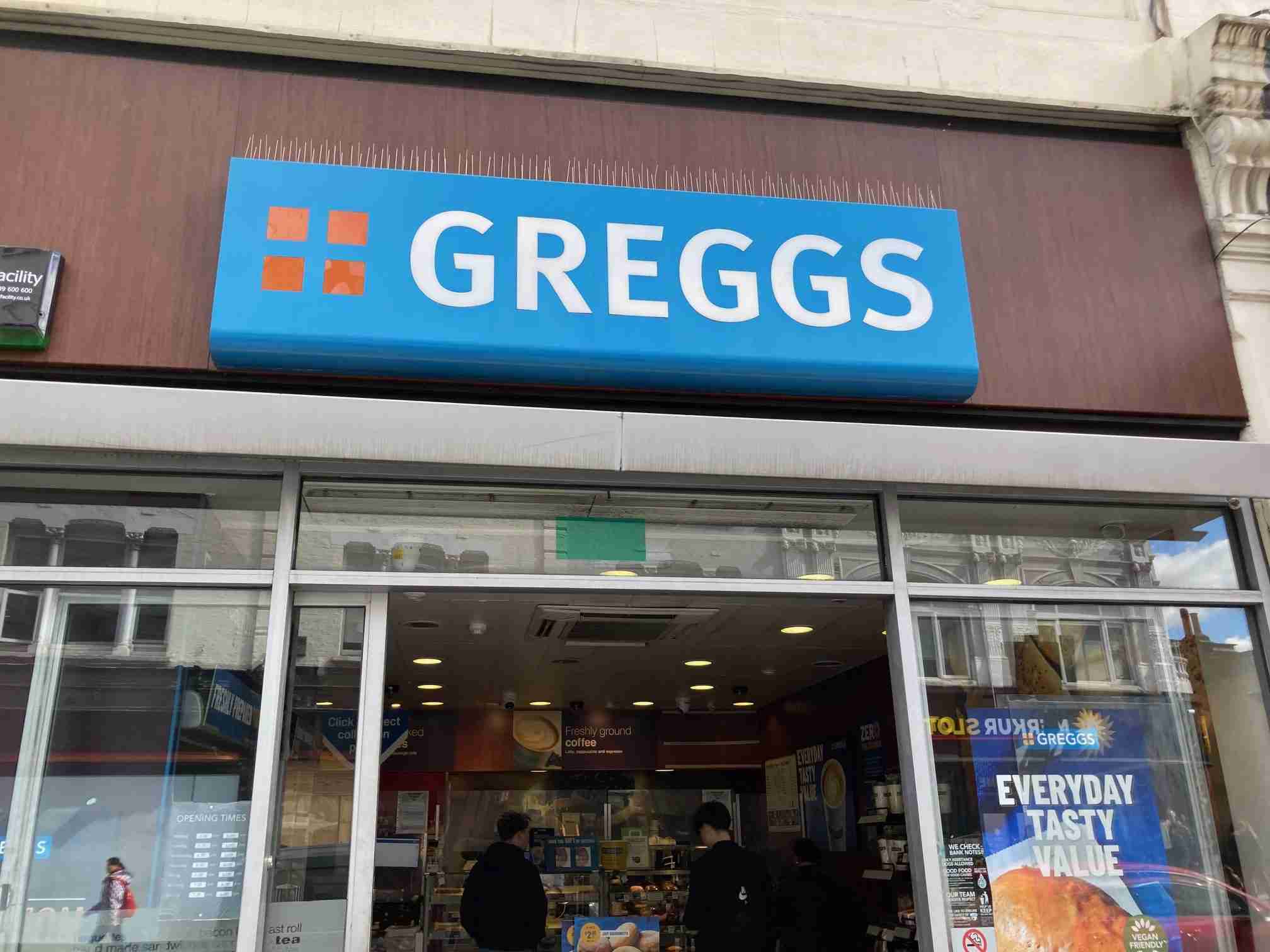 Front of a Greggs for our review of if Greggs Rewards is worth it.